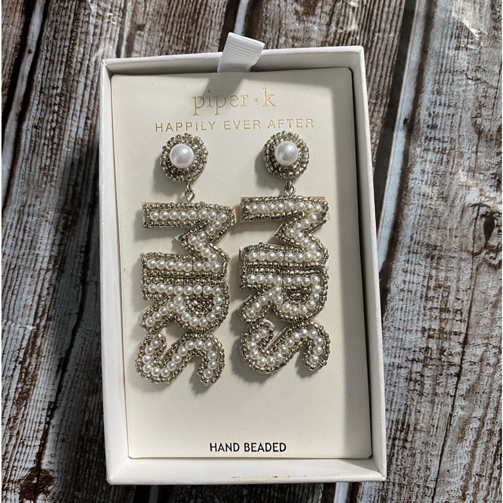 MRS Beaded Earrings